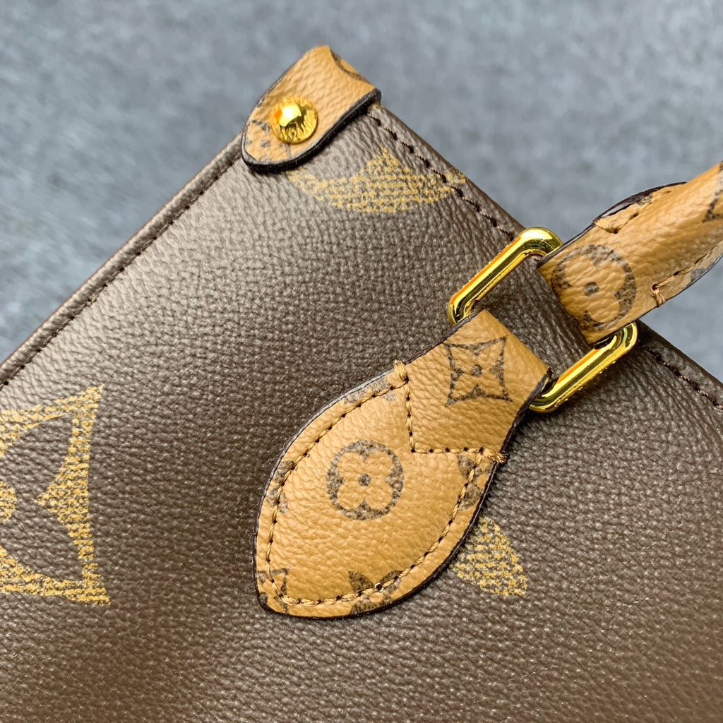 LV ONTHEGO GM  GIANT REVERSE BROWN