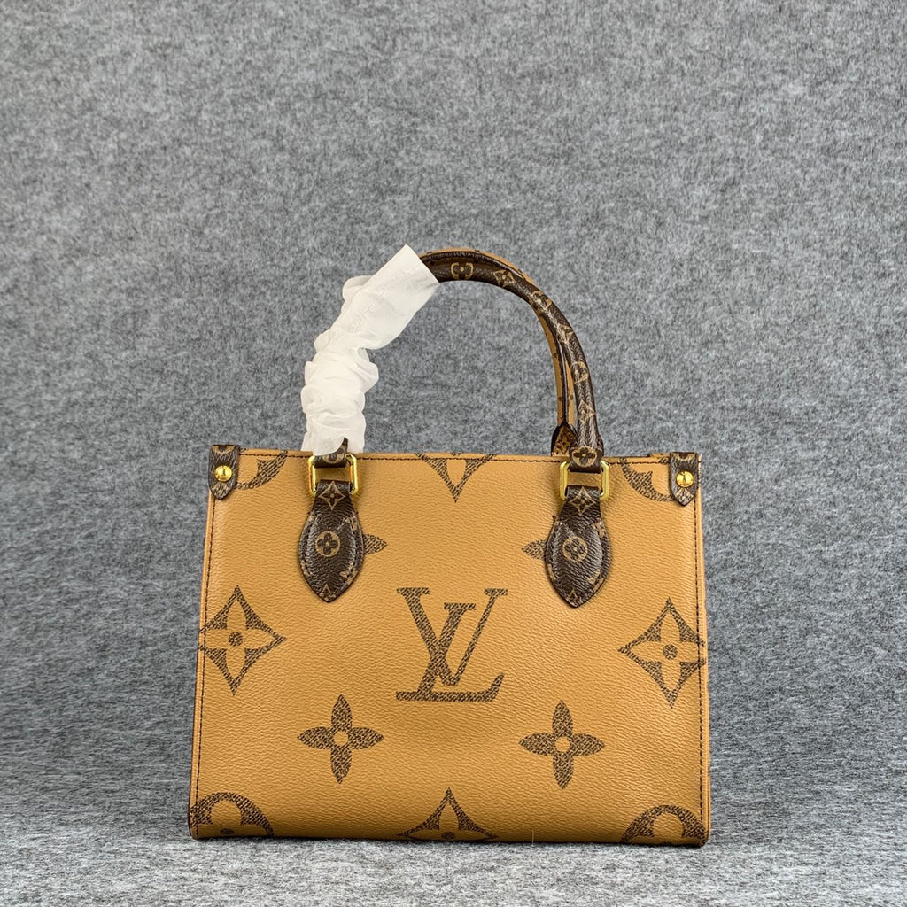 LV ONTHEGO GM  GIANT REVERSE BROWN