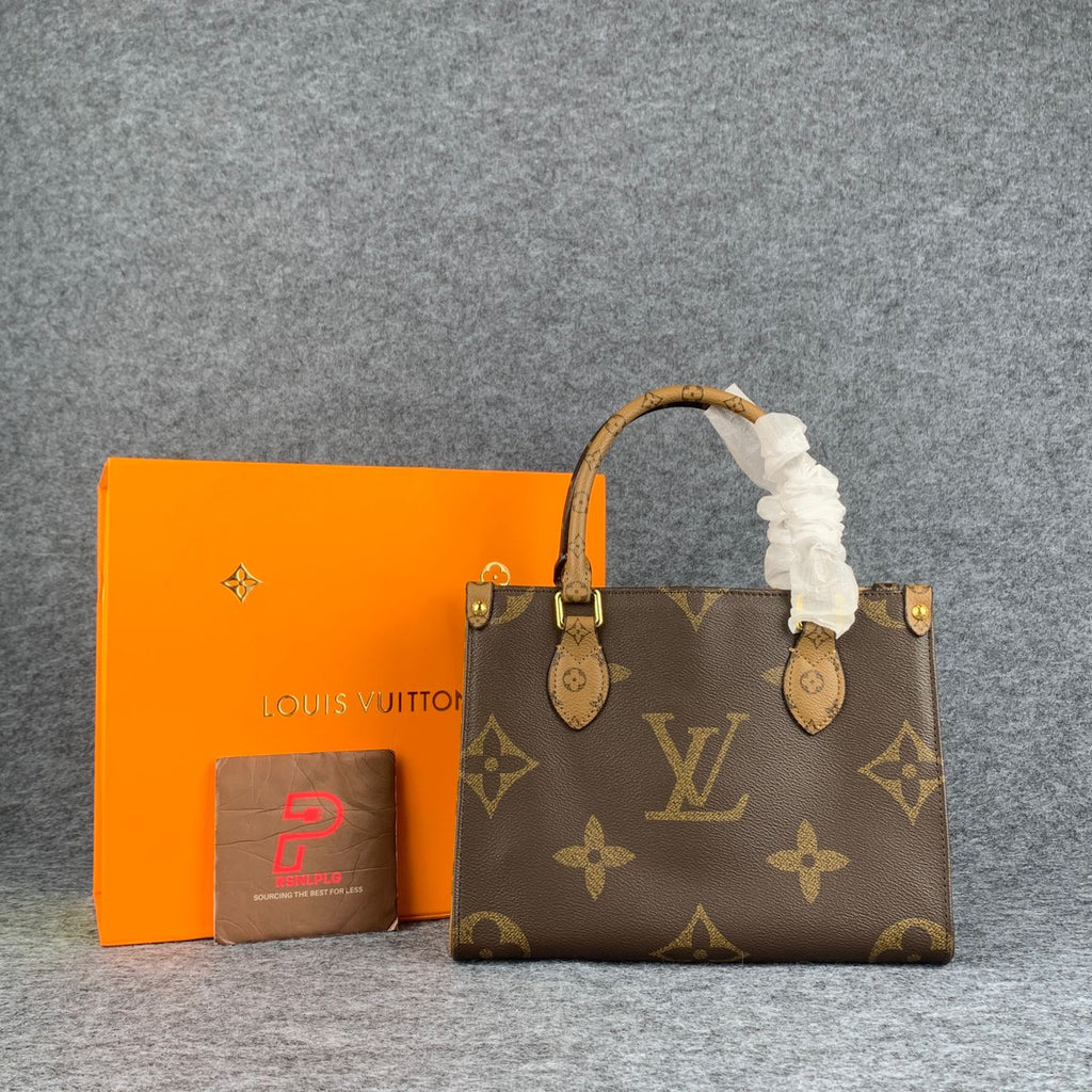 LV ONTHEGO GM  GIANT REVERSE BROWN