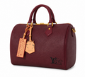Louis Vuitton Cat Charm Speedy 30 Satchel-Burgundy