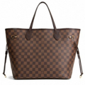 LV Neverfull MM Damier Ebene Tote Bag