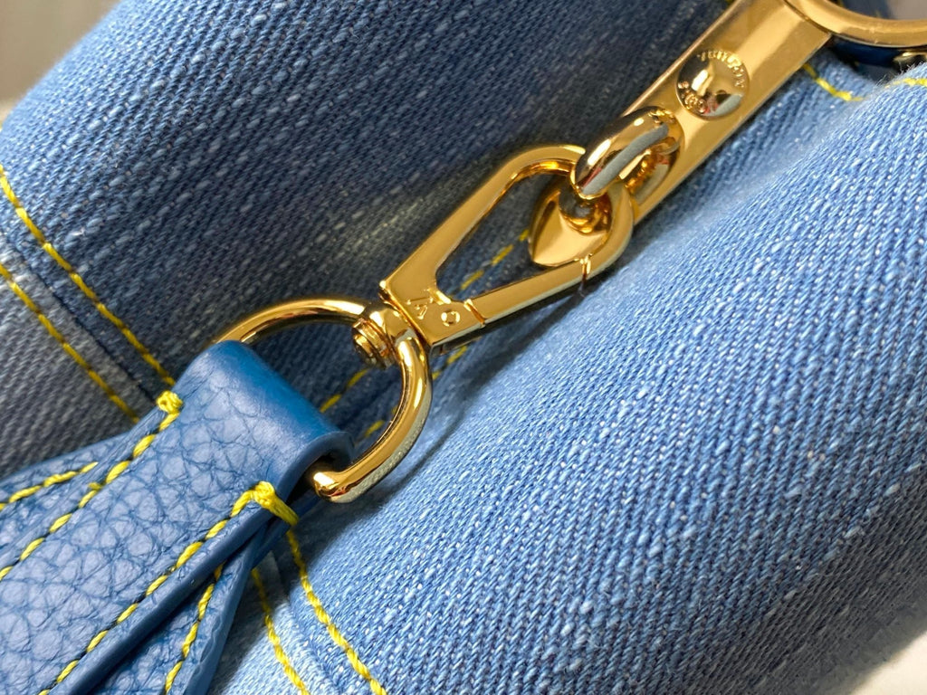 LV Denim Patchwork  Handbag