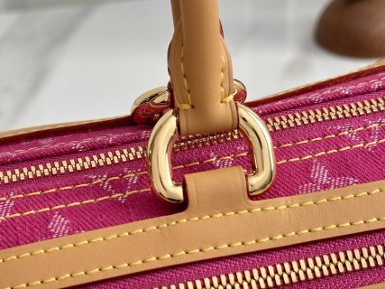 LV Boston Denim Handbag