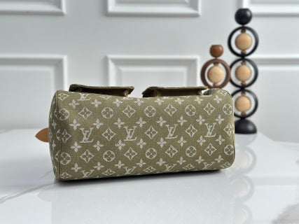 LV Boston Denim Handbag