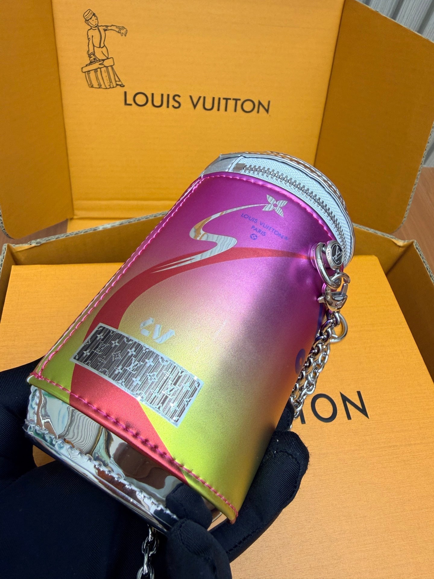 LV Soda Bottle Shoulder Bag