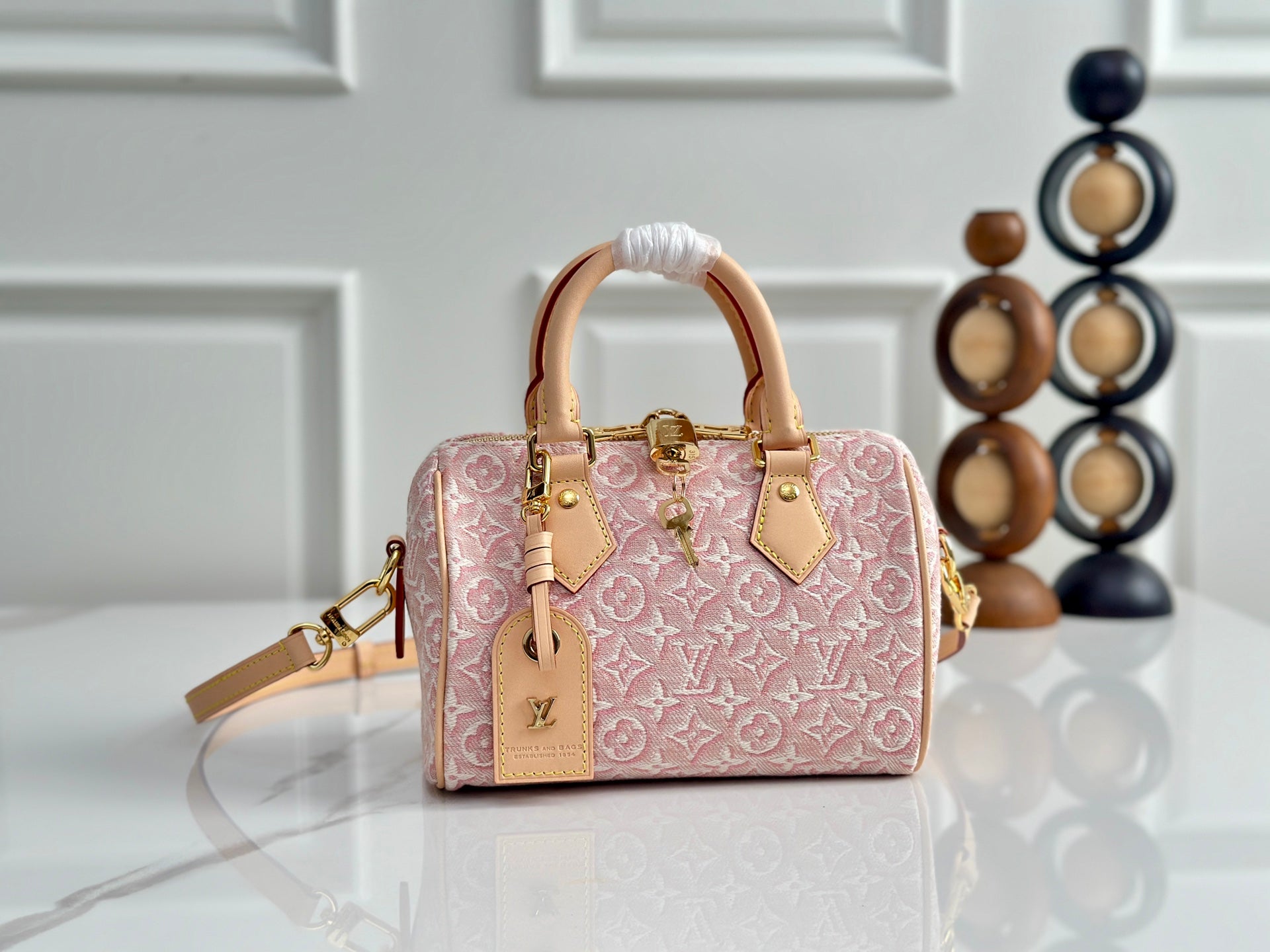 LV 20 Jacquard Handbag