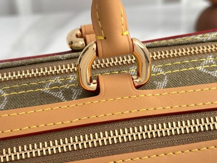 LV Boston Denim Handbag
