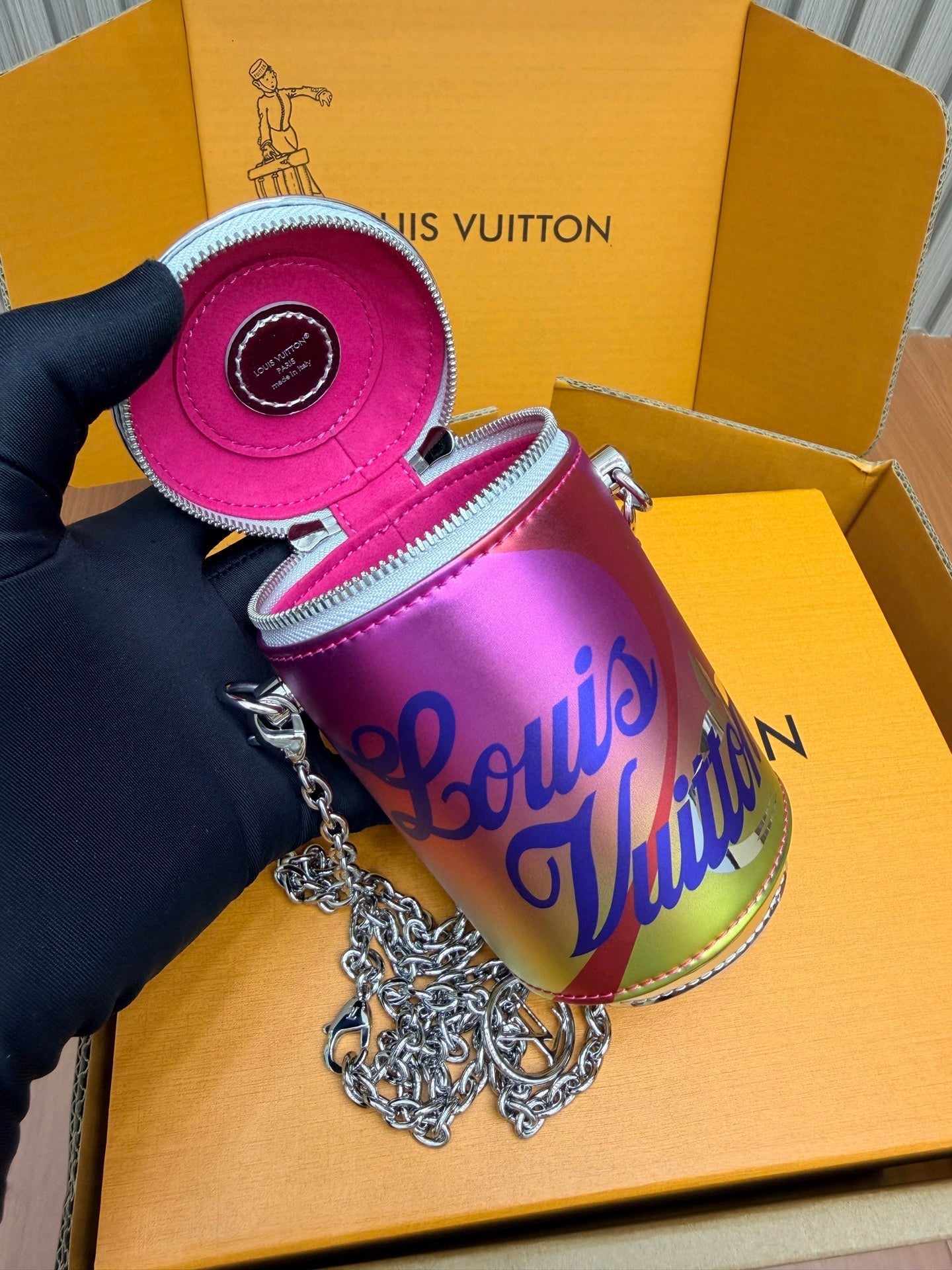 LV Soda Bottle Shoulder Bag